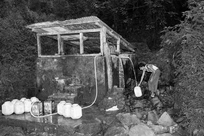 Nature-based Solutions for Drinking Water - protected spring-based tank in Kohima district, Nagaland